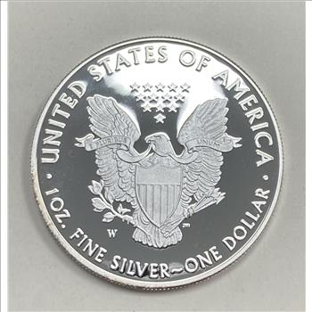 2021 W American Silver Eagle Silver Coin Proof Type 1