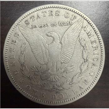 1891-CC Morgan Silver Dollar $1 Carson City Key Date 90% Silver