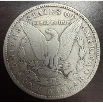 1883-CC Morgan Silver Dollar $1 Carson City 90% Silver Damaged