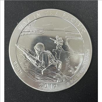 2019 Unite States Mint 5 Oz. .999 Silver ATB War in the Pacific Coin