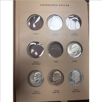 Eisenhower Dollars 1971-1978 Proof-only Issues Incomplete 11 Coins 