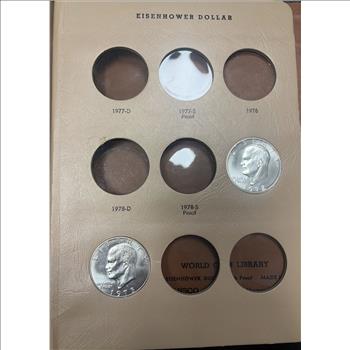 Eisenhower Dollars 1971-1978 Proof-only Issues Incomplete 11 Coins 