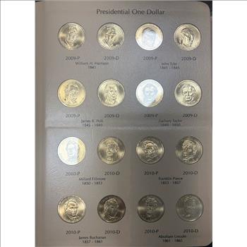U.S. Presidential Coins - One Dollar Incomplete 75 Coins