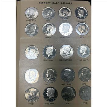 Kennedy Half Dollars 1964-2011 Proofs Only Incomplete