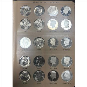 Kennedy Half Dollars 1964-2021 Proofs Only Incomplete
