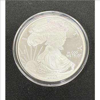 2023 Silver Eagle Replica, Quarter Pound .999 Fine Silver 