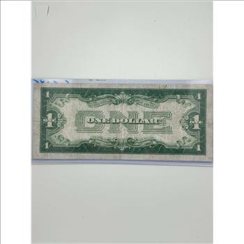 1928 $1 Silver Certificate Funny Back!
