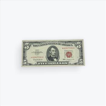 1963 $5 Red Seal Bill