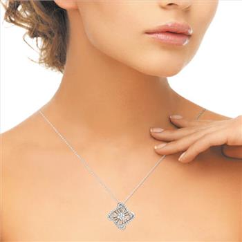 1/4 CARAT DIAMOND PENDANT NECKLACE