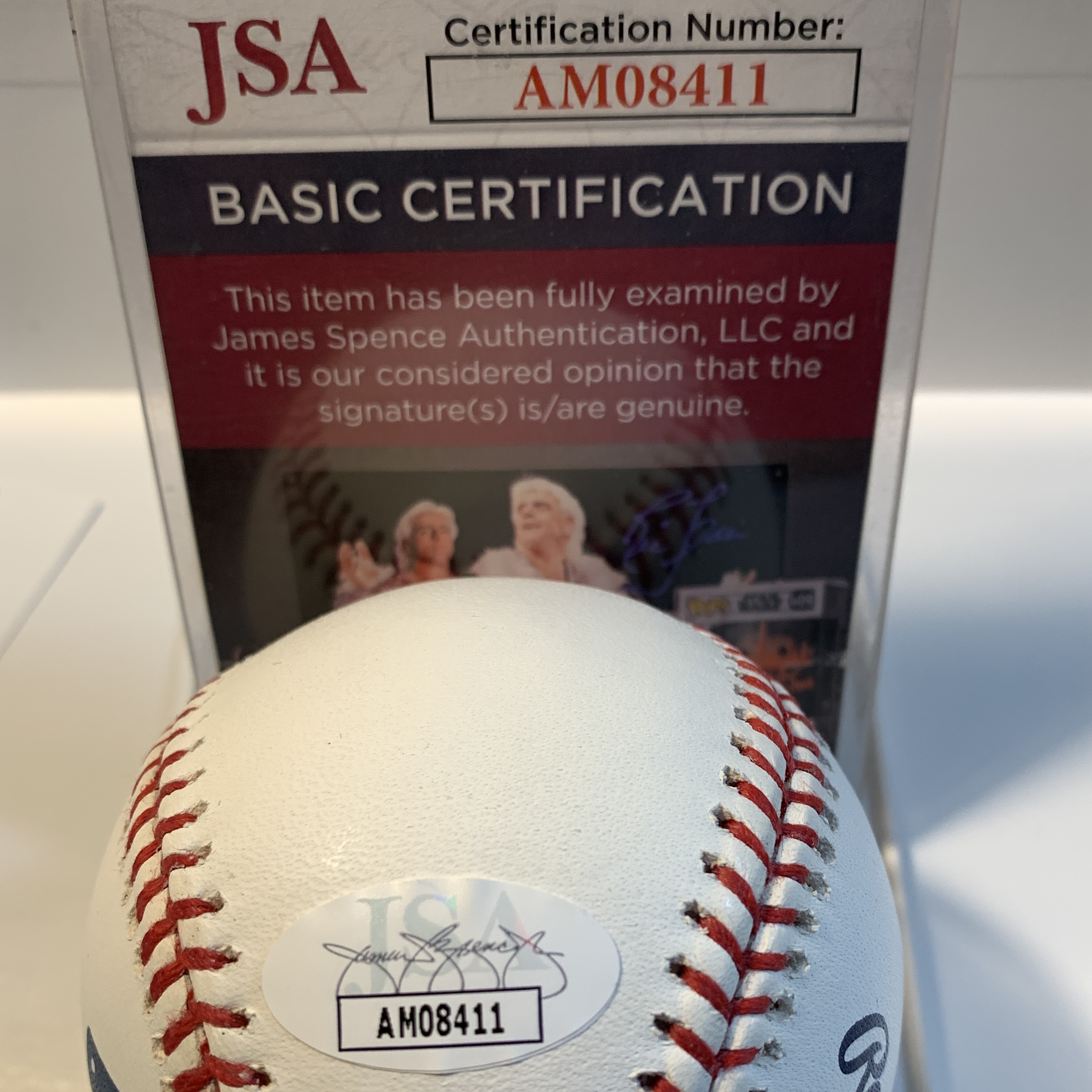 Rollie Finger Multi Inscription Autographed Baseball PSA DNA