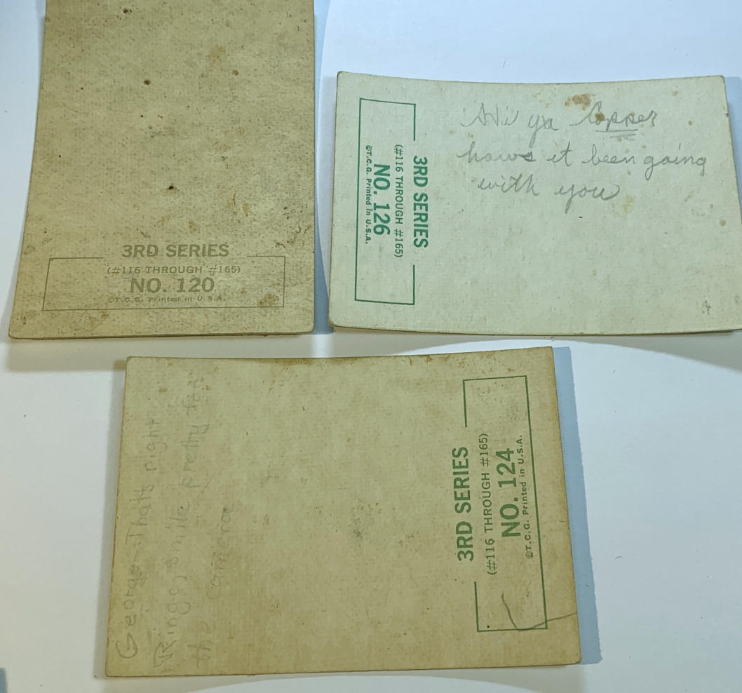 John Lennon Police Vintage 1964 Beetles Card Lot of 3*Raffle Ticket