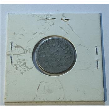 1882 Shield Nickel Early US Type Coin