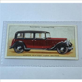 1936 Player & Sons Tobacco Card in High Grade Condition Austin 16 York Saloon