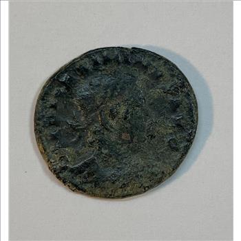Ancient Roman Bronze Coin Minted in the 3rd Century AD in Rome
