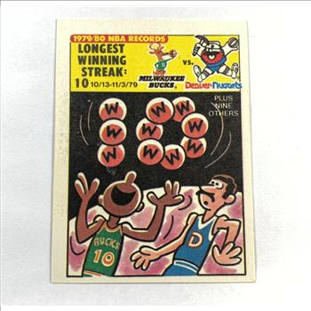 Atlanta Hawks 1981 Fleer Basketball Team Sticker