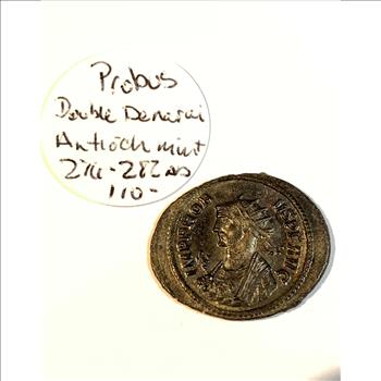 Authentic Ancient Roman Silver Denarius of Emperor Probus 276-282 AD