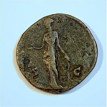 Faustina Jr Wife of Marcus Aurelius (Died 175 AD ) Bronze Asurion Rome