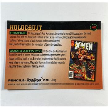 Holo Caust Age of Apocalypse Fleer Ultra X Men Trading Card