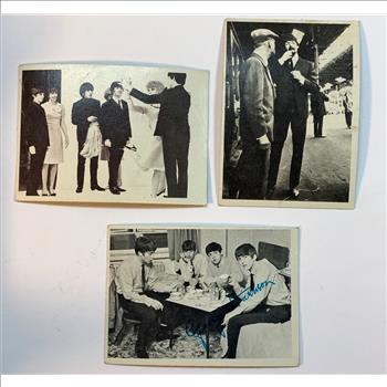 LOW STARTING BID THREE BEATLE CARDS 1964 Series BEATLES--JOHN, PAUL, GEORGE, RINGO