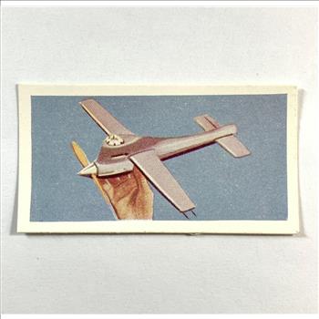 Record Holder of the World 129 MPH Model Cadet Sweets Insert Card 1930s