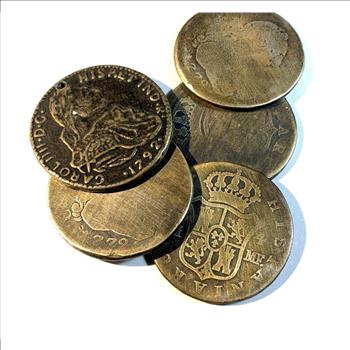 REPLICA Lot of Spanish Pirate Coin Replicas