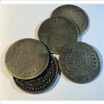 REPLICA Lot of Spanish Pirate Coin Replicas