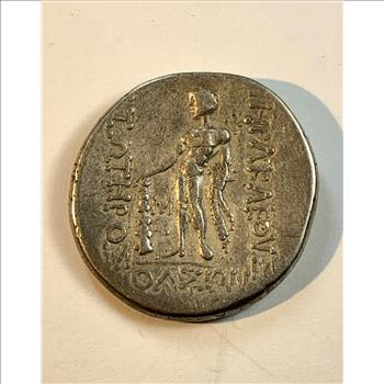 Thasos 166-148 BC Silver Tetradrachm Dionysus God of Wine - Merriment Hercules Club/ Lion skin
