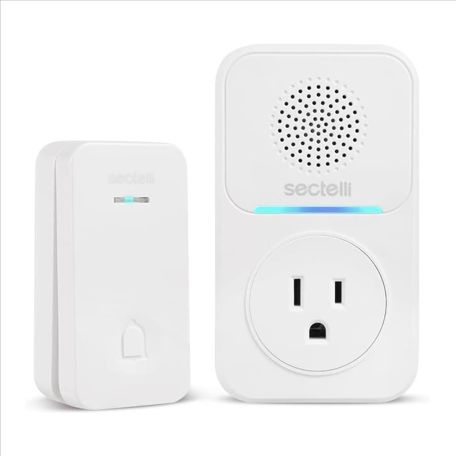 Sectelli Self-Powered Door Bell with 2 USB Ports