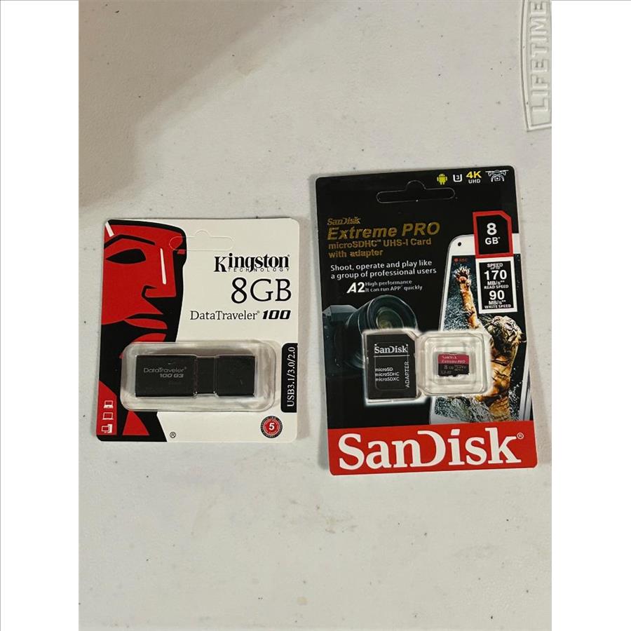 Kingston/Sandisk memory cards and data drive