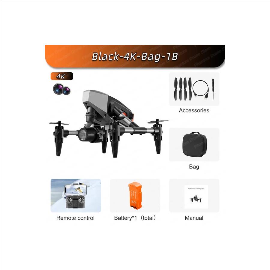XD1 Mini Drone - 4K Professional 8K Dual Camera 5G WIFI Height Maintaining Four Sides Obstacle Avoidance RC Quadcopter