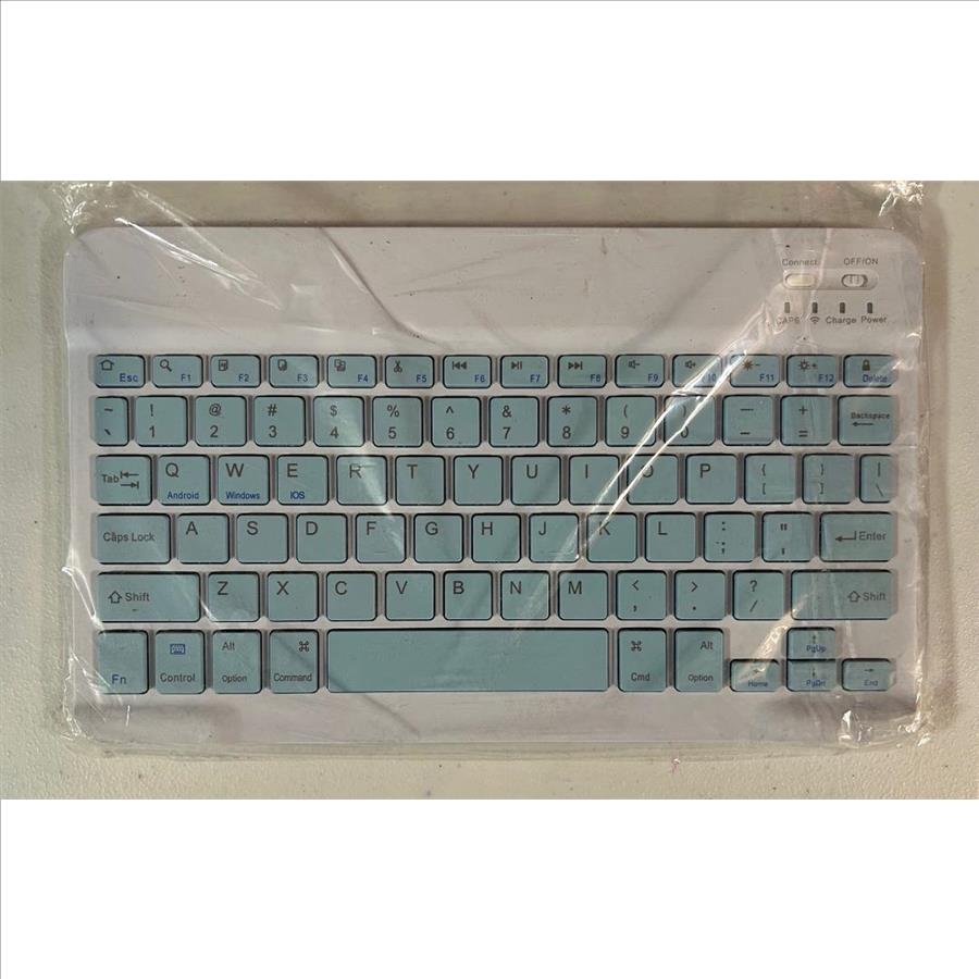 Wireless Bluetooth Keyboard - Hexagon Keycap Portable Ultra-Slim Rechargeable Compact Keyboards Compatible with Mac, iPhone, iPad