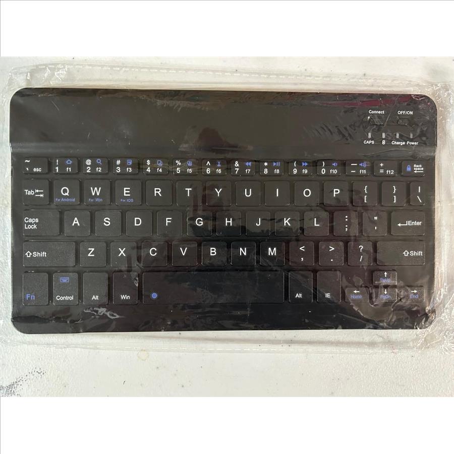 Wireless Bluetooth Keyboard - Hexagon Keycap Portable Ultra-Slim Rechargeable Compact Keyboards Compatible with Mac, iPhone, iPad