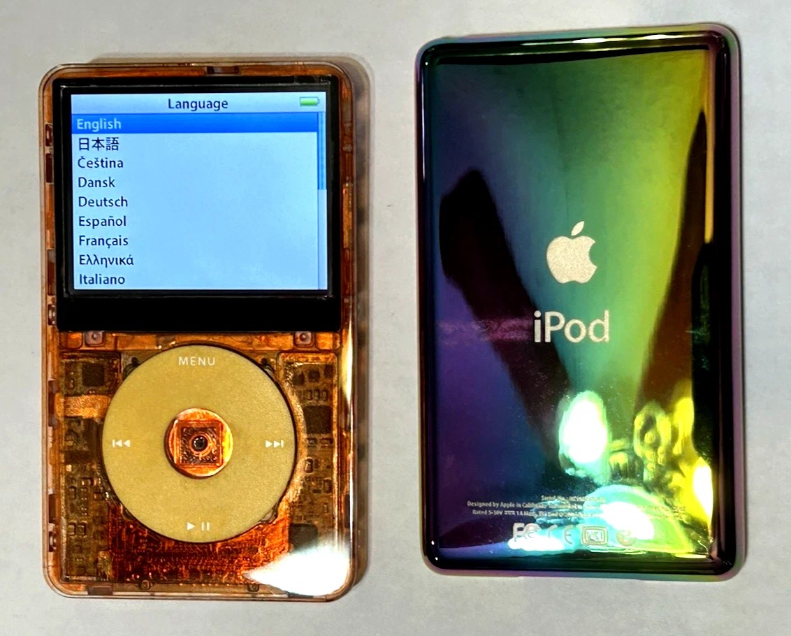 APPLE iPOD CLASSIC 7th Generation Atomic Mellow Orange 256GB Mega Battery