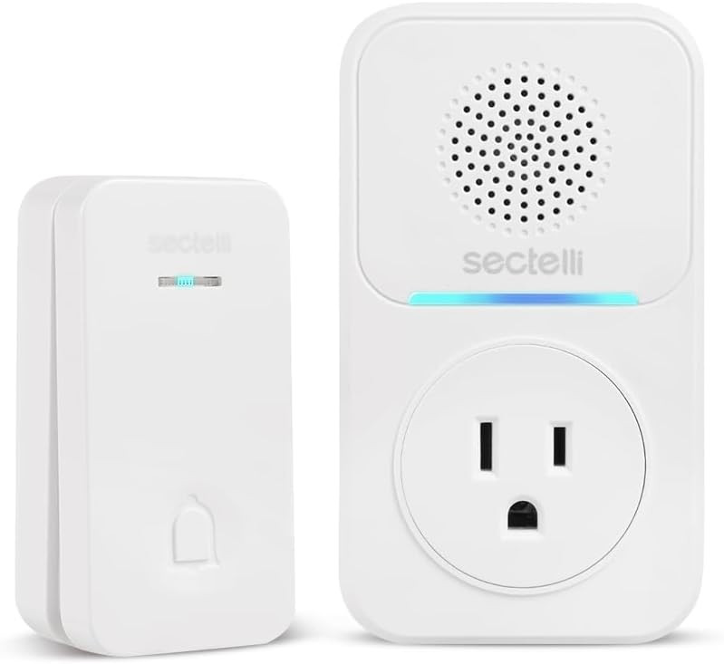 Sectelli Self-Powered Door Bell with 2 USB Ports