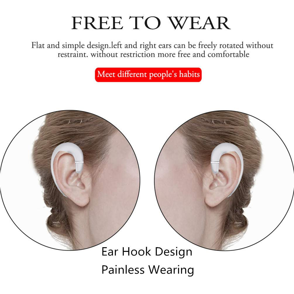 Open-Ear Bone Conduction Headphones with Mic
