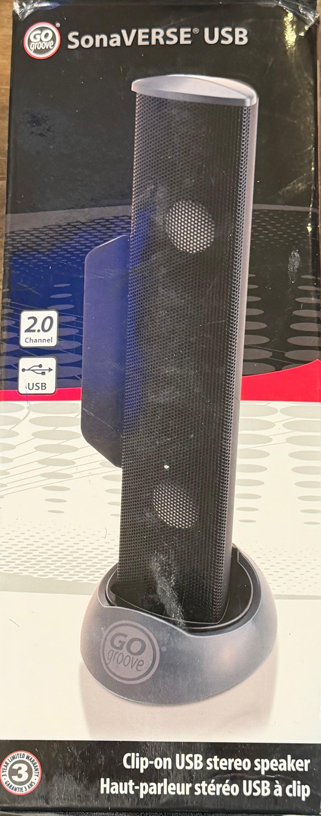 Clip on USB Stereo Speaker