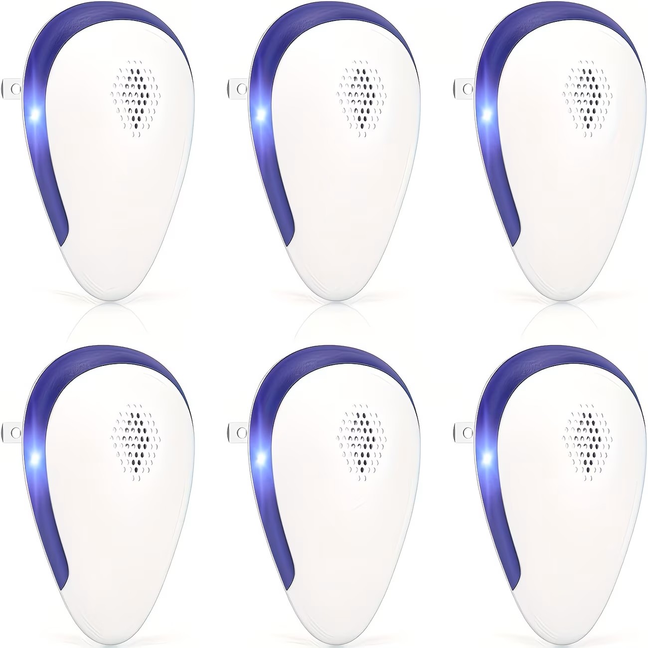 Ultrasonic Devices for Repelling Rodents, Designed for Indoor Use, Safe for Households, Non-Toxic, Effective Against Fleas, Insects, Mosquitoes, Mice, Spiders, Ants, And Cockroaches