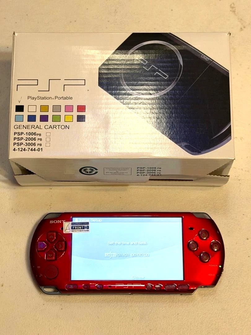 Sony PlayStation PSP 3000 Console with Charger New Battery Box 128GB