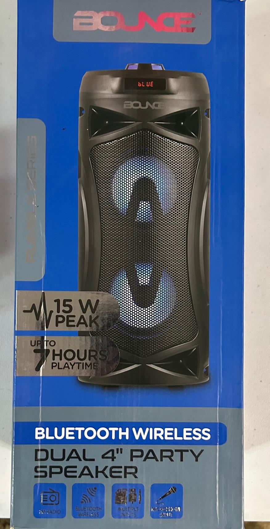 Bounce Dual Bluetooth Power speaker