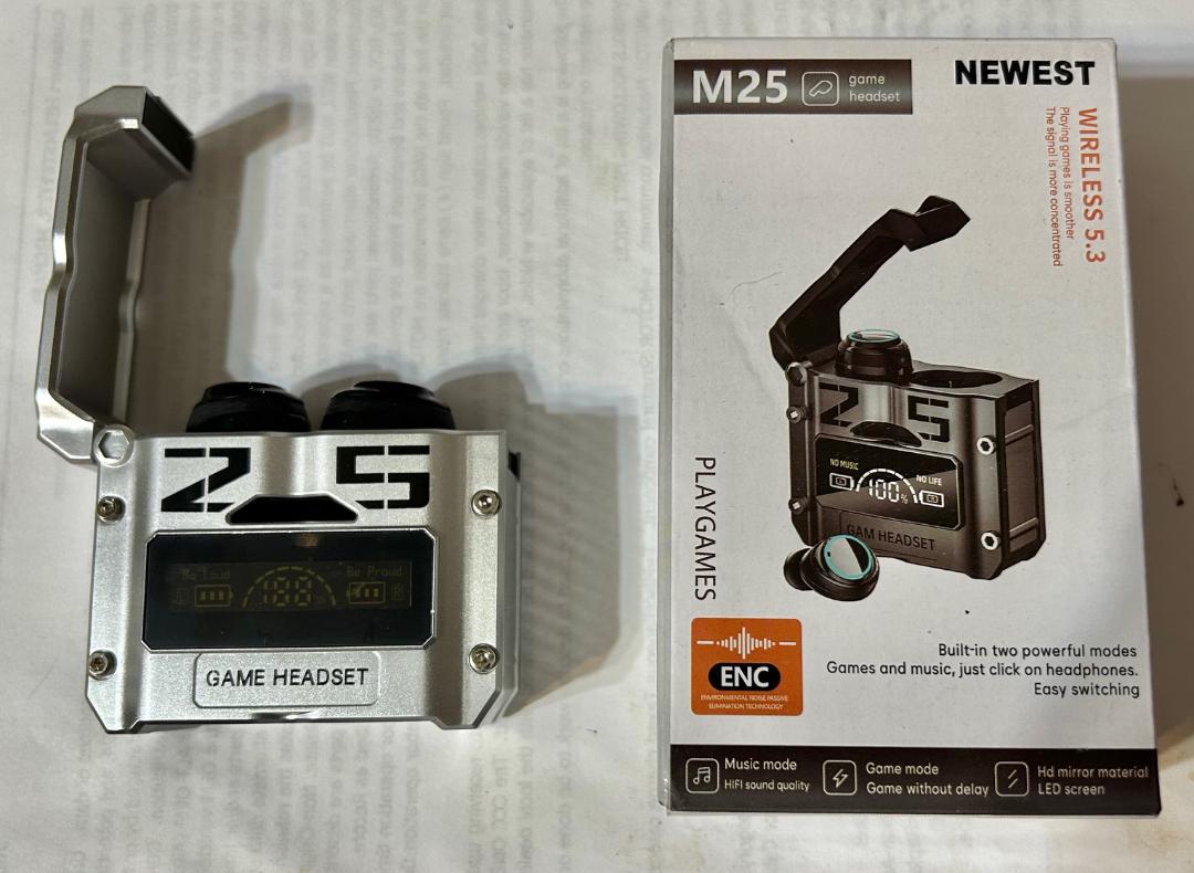 Gaming Headset M25 Wireless 5.3 Brand new