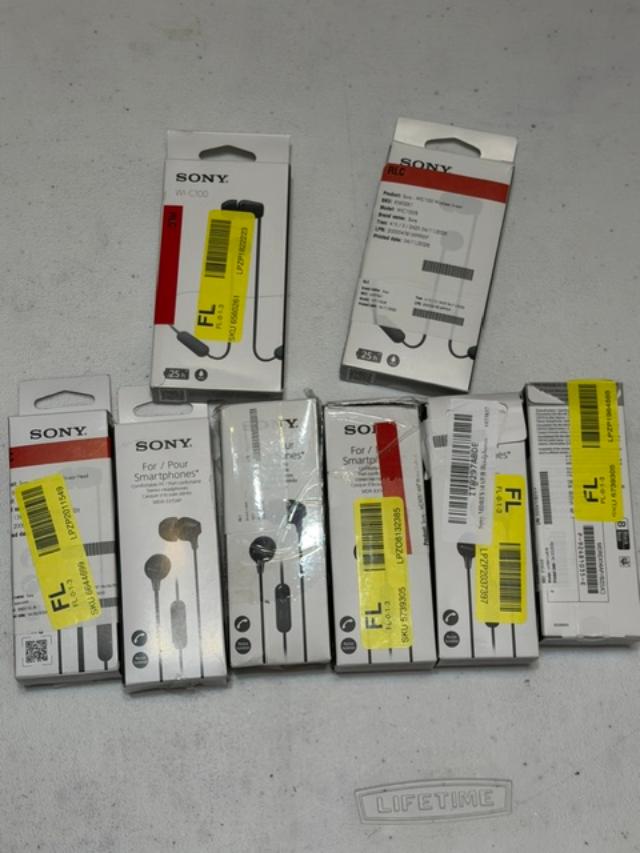 Sony headphone Lot