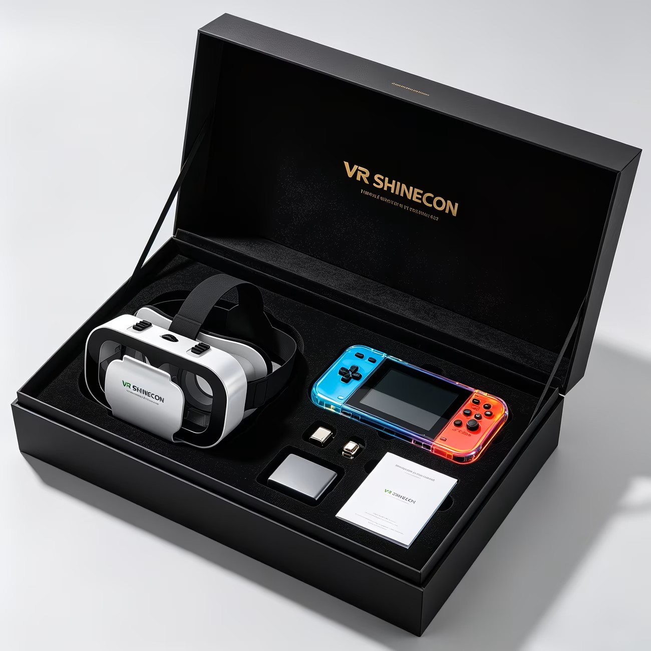 2026 New 3D for live Streaming Viewing Smartphone VR Headset, Handheld Mini Game Console, Suitable for Live Streaming And Family Gaming Nights, Is an Ideal Gift for Those Who Love Gaming, E-Sports, And Audiovisual (Gift Box Not Included)