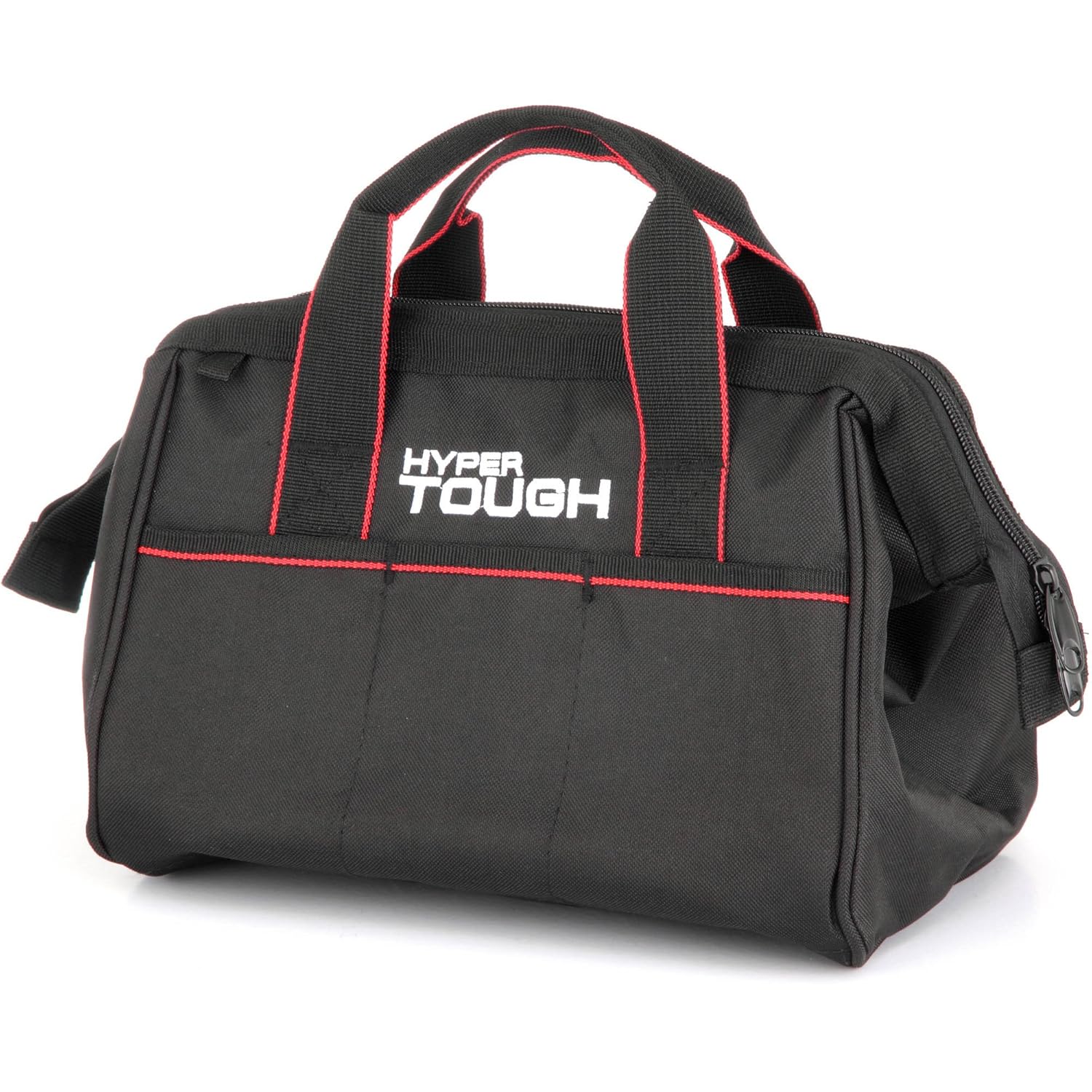 Hyper Tough TT50023Z 12-Inch Zipper Tool Bag with Carry Handles