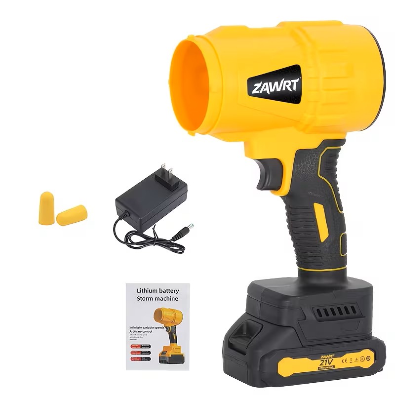 Turbo Blower, 50000RPM Electric Cordless Leaf Blower, 20V 2.0/4.0AH Battery Jet Dry Blower, High Pressure Air Blower, Jet Blower Car Dryer, Hand Held Snow Blower, Home Outdoor, Blowing Leaves And Dust