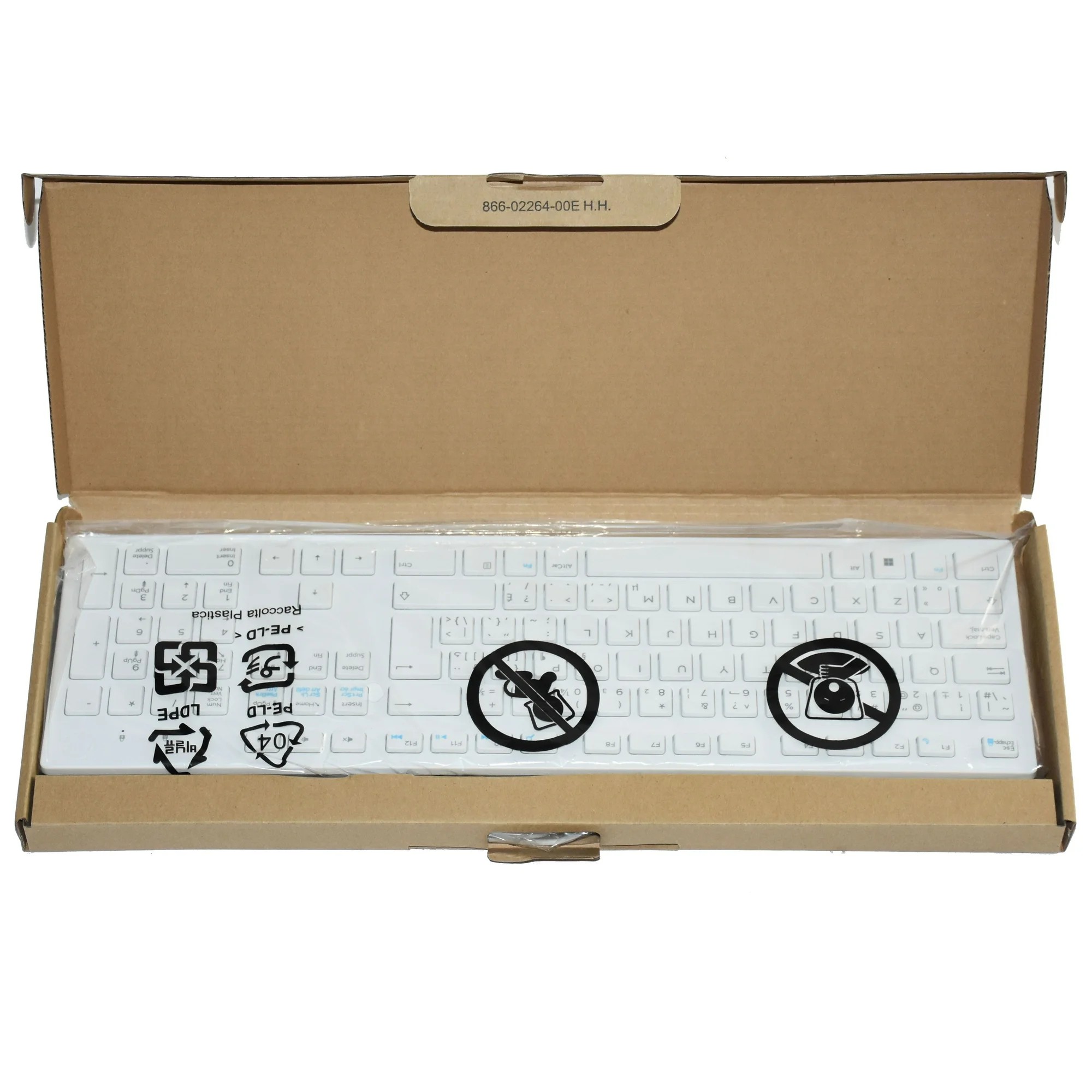 Dell KB216 USB Wired Multimedia Keyboard with Num Pad White – 1PJRJ