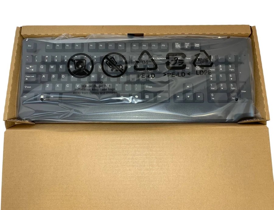 Black Lenovo Wired Usb Ai Desktop Keyboard 1psd51p47999 
