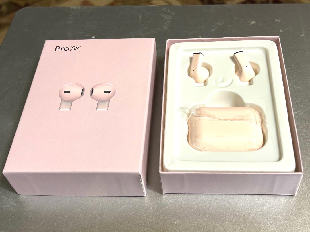 New Bluetooth wireless Earbuds Pro 5S Pink