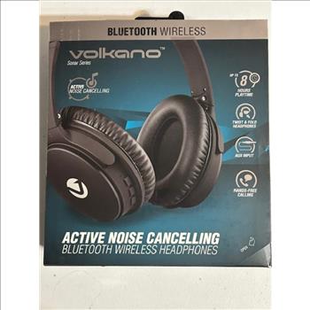 Volkano Active Noise Cancelling Bluetooth Headset with Mic New