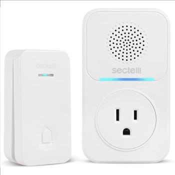 Sectelli Self-Powered Door Bell with 2 USB Ports