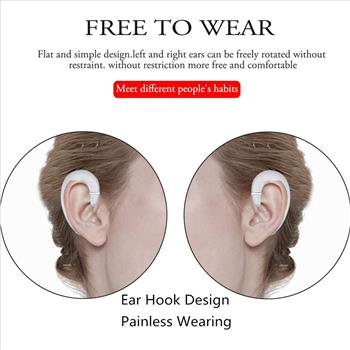 Open-Ear Bone Conduction Headphones with Mic